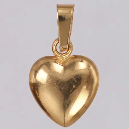 Hänge hjärta, längd 18mm, bredd 10mm, ihålig, 18K Vikt: 2,8 g