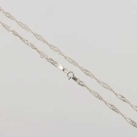 Kedja Singapore, 65cm, bredd: 3mm, 925/1000 silver, 7,4g.