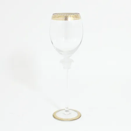 Vinglas Versace Rosenthal Medusa, höjd: 28cm Skickas med postpaket.