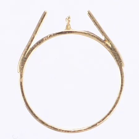 Ring defekt/saknar sten 18K Vikt: 1,9 g