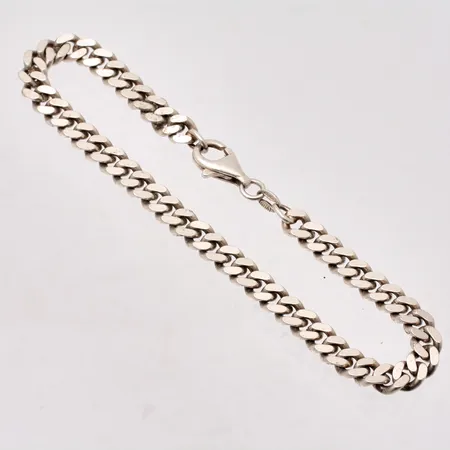 Armband i silver, 21cm, Pansar, bredd 5,8mm, 925/1000, vikt 15,67g.