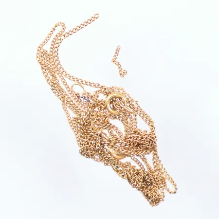 Kedjor defekta trasiga 18K Vikt: 4,3 g