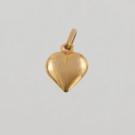 Hänge hjärta, 16,9mm, 18K, 0,9g.
