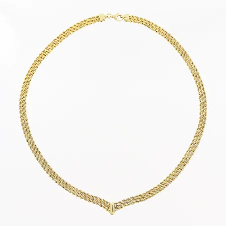 Collier Cordell, 45cm, 5,5-10mm, GHA, 18K Vikt: 10 g