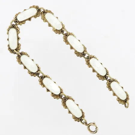 Armband 15,5cm, bredd: 12mm, förgyllt silver 925/1000 Vikt: 7,3 g