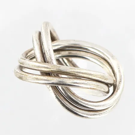 Ring stl 16½, bredd: 13mm, Allan Scharff Georg Jensen, numrerad 554B, sterling silver 925/1000 Vikt: 11 g