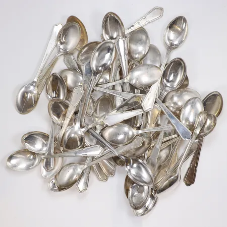 51st Kaffeskedar silver 925/1000 Vikt: 859,3 g