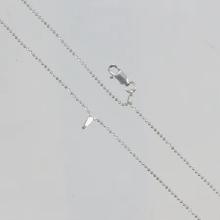 Collier med kulor 42cm bredd 2-4mm silver 925/1000 Vikt: 4,5 g