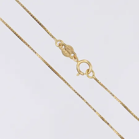 Halskedja Venezia längd 46cm bredd 1mm 18K Vikt: 1,8 g