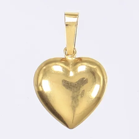 Hänge hjärta 20x12mm 18K  Vikt: 0,7 g