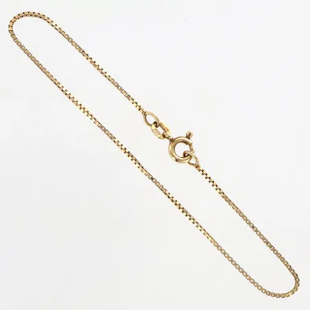 Armband Venezia 18cm, bredd: 1mm, förgyllt silver 925/1000 Vikt: 1,1 g