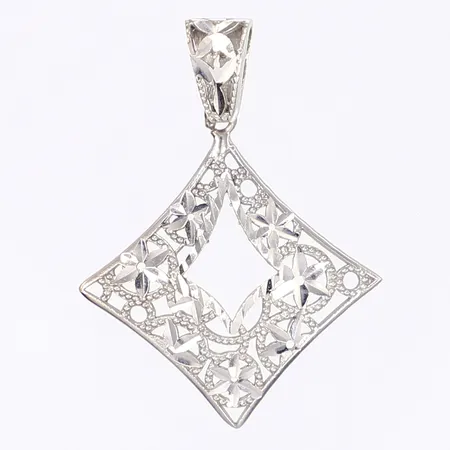 Hänge med genombruten dekor 35x28mm 18K  Vikt: 2,3 g