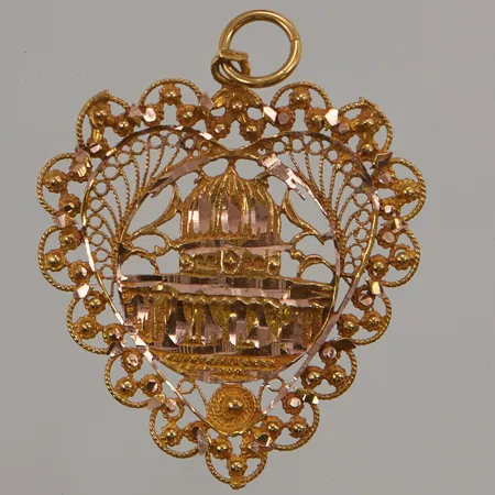 Hänge 39mm, 14K 4,9g.