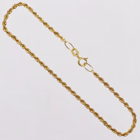 Armband Cordell, ca 18,5cm, bredd 2mm, 14K  Vikt: 1 g