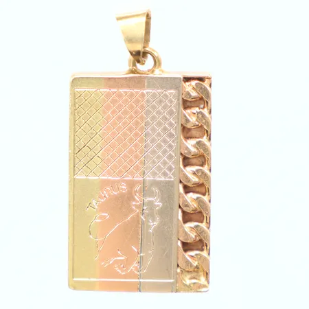 Hänge längd 28.3 mm bredd 18.6 mm, gravyr 18k Vikt: 8,8 g