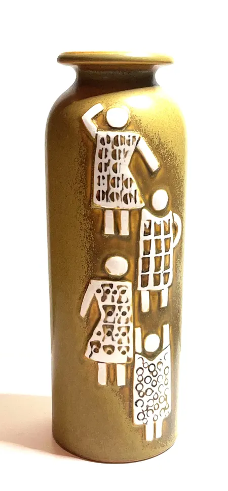 Vas, stengods Lisa Larsson ur serien Thalia, Gustavsberg, höjd 25cm Vikt: 0 g