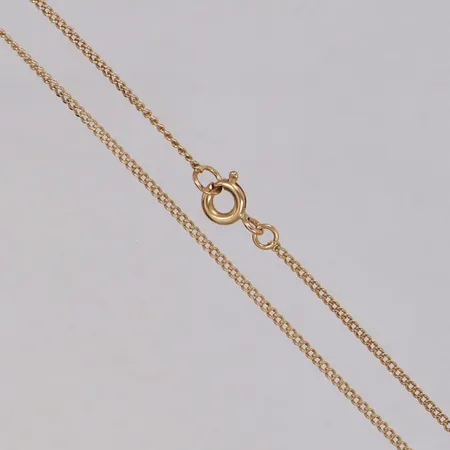 Kedja, Pansar, längd 46cm, bredd 1,1mm, 18K Vikt: 2,5 g