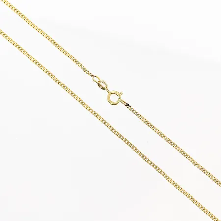 Kedja, Pansar, 52cm, bredd 1,5mm, Balestra, 18K.  Vikt: 6,8 g