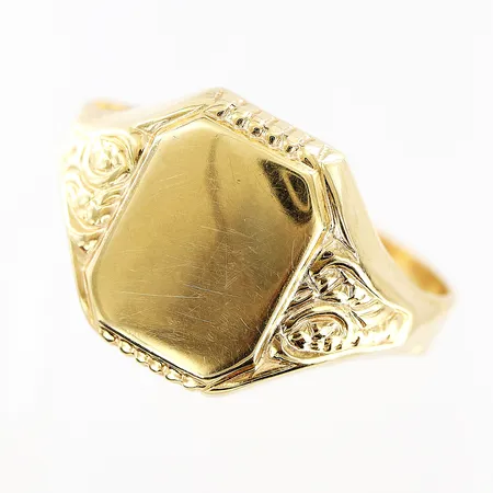 Klackring stl 21, bredd 3-14mm, 14K Vikt: 3,2 g