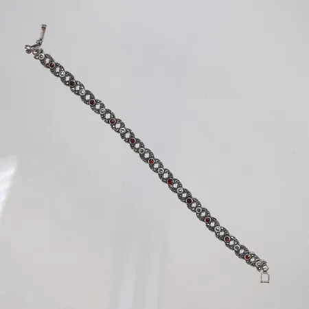 Hänge halvmåne och stjärna med vita stenar 35x44mm silver 925/1000 Vikt: 12,2 g