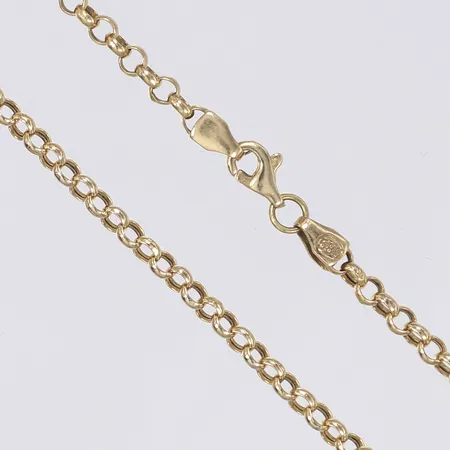 Kedja s k ärtlänk längd 59cm bredd 2mm 14K Vikt: 6,3 g
