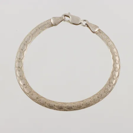 Armband, 18,5cm, bredd: 5mm, 925/1000 silver, 6,0g.