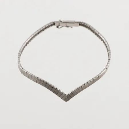 Armband, 18,5cm, bredd: 4mm, 835/1000 silver, 7,6g.