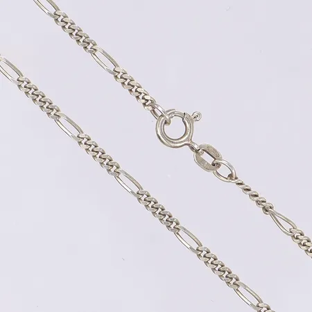 Halskedja längd 42cm bredd 2mm silver 925/1000 Vikt: 4,3 g