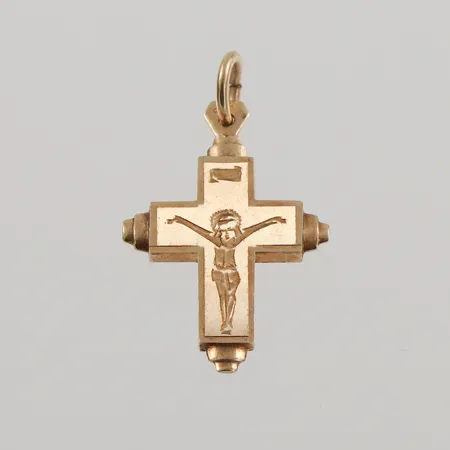 Hänge krucifix, 33x19mm, 14K, 3,6g Vikt: 3,6 g