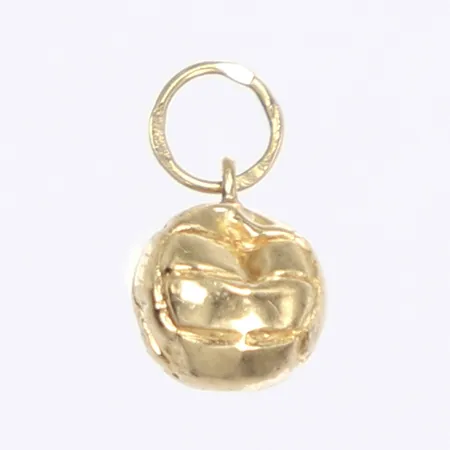 Hänge volleyboll höjd 13mm inkl öglan buckla 18K Vikt: 0,6 g