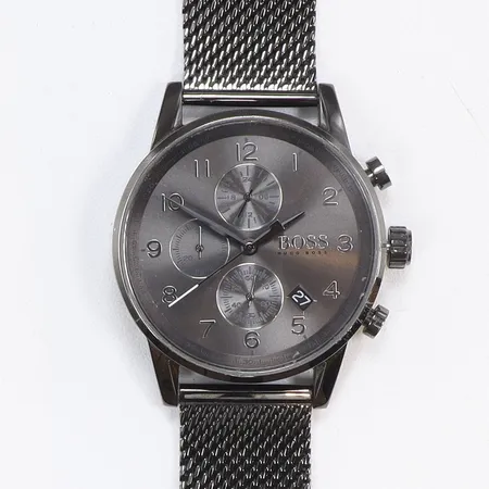 Herrur Hugo Boss, Ø45mm, hb 306.1.34.3215, quartz, repor på glas, inga tillbehör