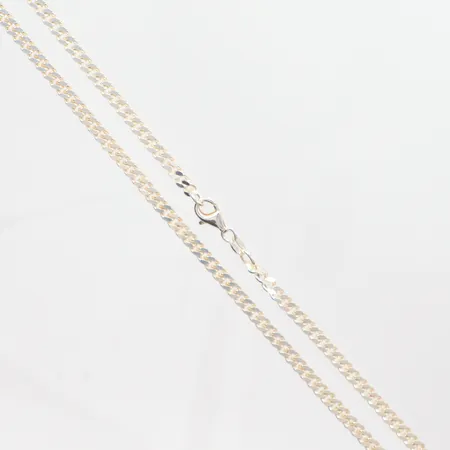 Kedja Pansar Guldfynd silver 925/1000 längd 42cm bredd 3,80mm  Vikt: 14,5 g