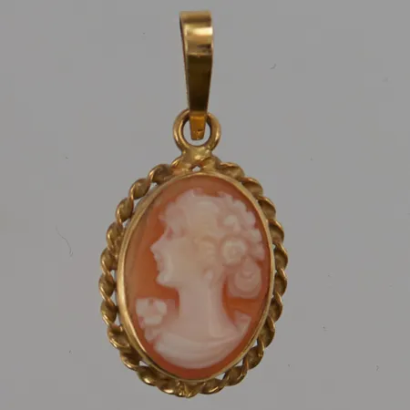 Hänge Camé, 19x13mm, 18K 1,7g.