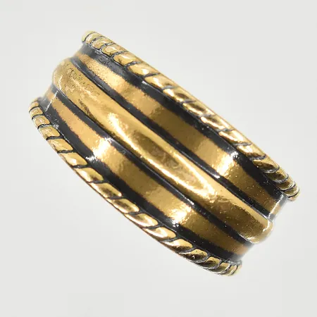 Ring Karjaa, Kalevala Koru, Finland, stl 19, bredd 7-10 mm, brons.