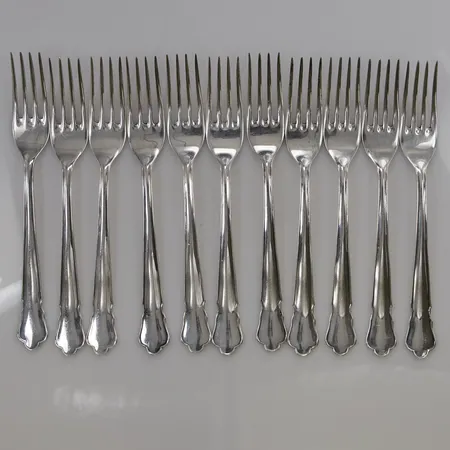 11 Gafflar, 14,5cm, 830/1000 Silver 261,5g.