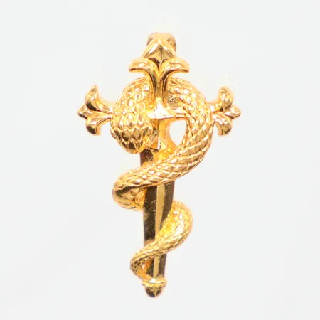 Hänge Thaiguld längd 2,5cm, 23k Vikt: 4,7 g