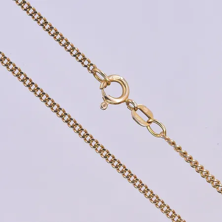 Kedja Pansar, längd 55,5 cm, bredd 2 mm, 18K Vikt: 6,8 g