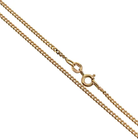 Halskedja Pansar, 18K guld, Balestra Italien, längd 51,5 cm, bredd 1,7 mm, fint skick Vikt: 5,7 g