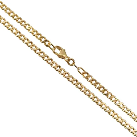 Halskedja Pansar, 18K guld, Guldfynd (GHA), längd 47,0 cm, bredd 2,8 mm, fint skick Vikt: 5,7 g