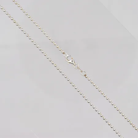 Kedja Kullänk, 60cm, bredd 2mm, 925/1000 silver Vikt: 6,5 g