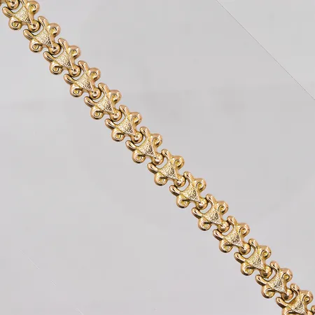 Armband, 18,5cm, bredd 12,5mm, 18K Vikt: 18,6 g