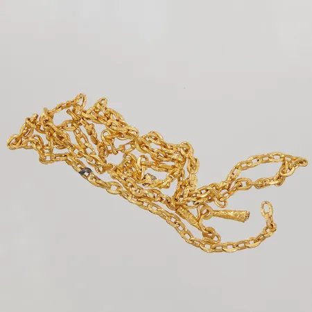 Kedja, defekt, av, en lös del, 23K Vikt: 7,5 g