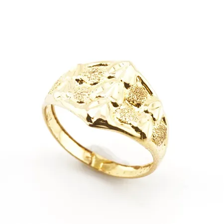 Ring, stl 17(53), bredd 11mm, 21k Vikt: 1,5 g