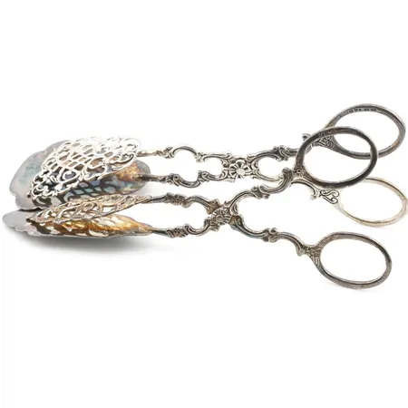 2 st silver tänger Vikt: 93,5 g