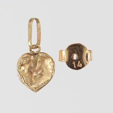 Diverse guld, defekt, 14K Vikt: 0,5 g