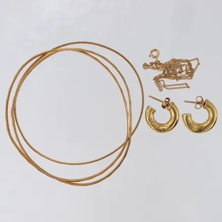 Diverse guld, defekt, 18K Vikt: 25,5 g