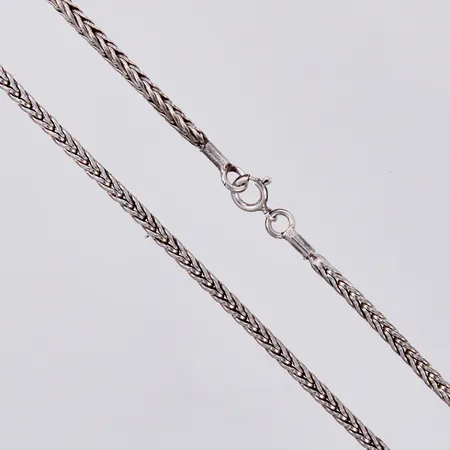 Kedja längd ca 40,5cm, bredd ca 3mm, 925/1000 silver Vikt: 11,7 g