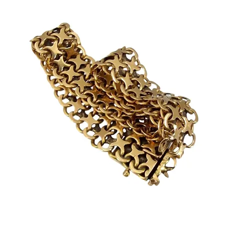 Armband X-länk, 18K guld, defekt Vikt: 21,6 g