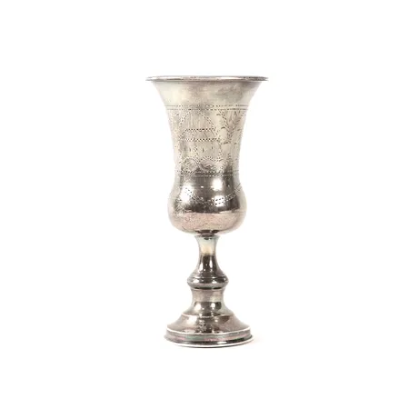 Kalk, London, 1900-talets början, höjd 12cm, slitage, 925/1000 silver. Vikt: 55,2 g