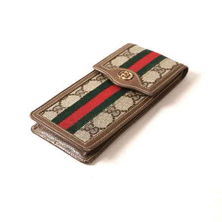 Glasögonfodral, monogramcanvas och skinndetaljer, 17,5x2x8cm, bruksslitage, nötta kanter, invändigt märken.